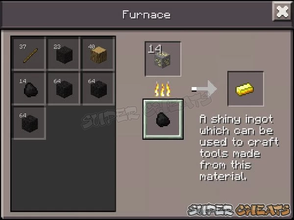 Gold Tools require Gold Ingots