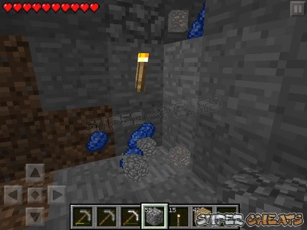 Lapis appears near Iron Ore a surprising amount of the time