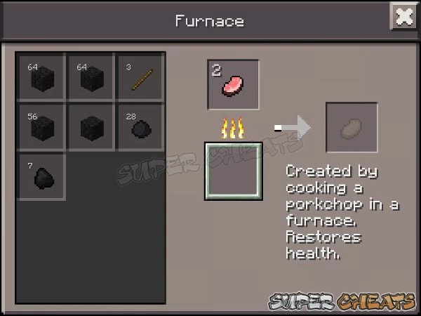 In addition to smelting ore your Furnace is crucial for cooking food