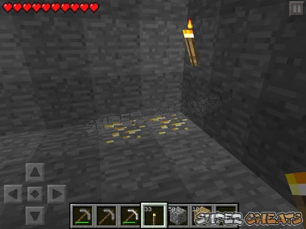 Use an Iron Pickaxe to mine Gold Ore