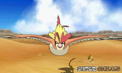 Mega Pidgeot can make powerful use of the Hurricane attack, which creates a storm that envelops the target.