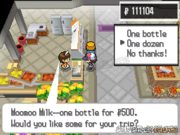 Driftveil City Market is where you get your Moomoo Milk, in bulk!