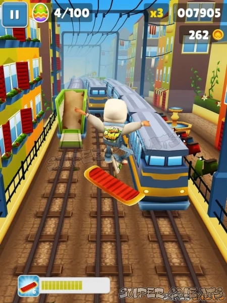 Using the Hoverboards in Subway Surfers is the best way to ensure your survival. Plus they look awesome!
