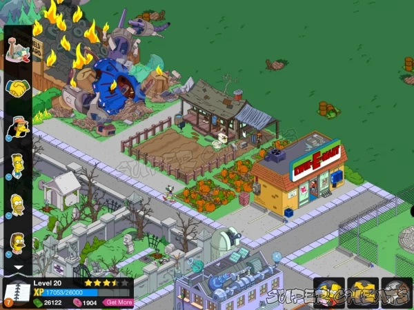 Kwik-E-Mart is the center of much of the tutorial phase of the game