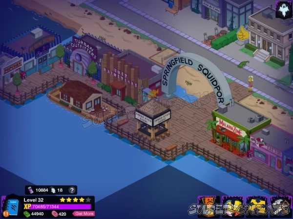 The Squidport Expansion requires real effort to keep the Boardwalk building going