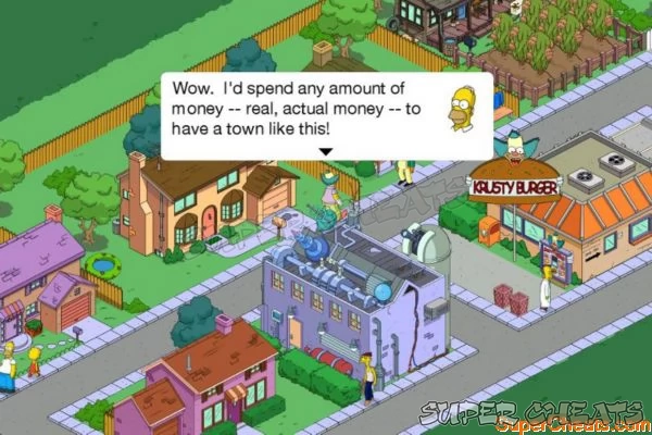 The level-motivated game play will quickly see you rebuilding your Springfield