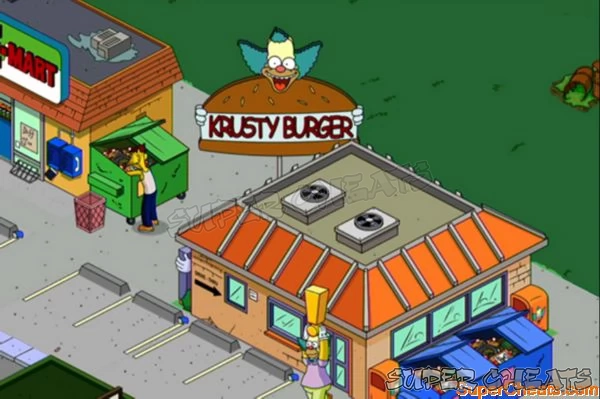 Adding Krusty Burger adds Krusty to your crew