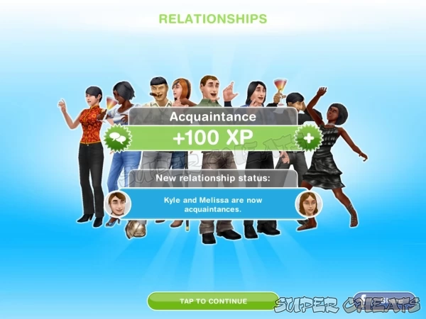The best part about adding Sims to your town is making friends.