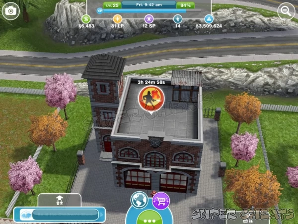 The Fire House often serves as the first job for your Sims...