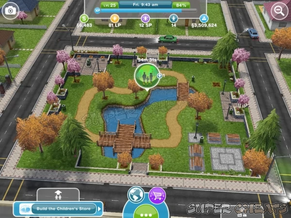Considering all of the things you can do there, the Park should be an early build.