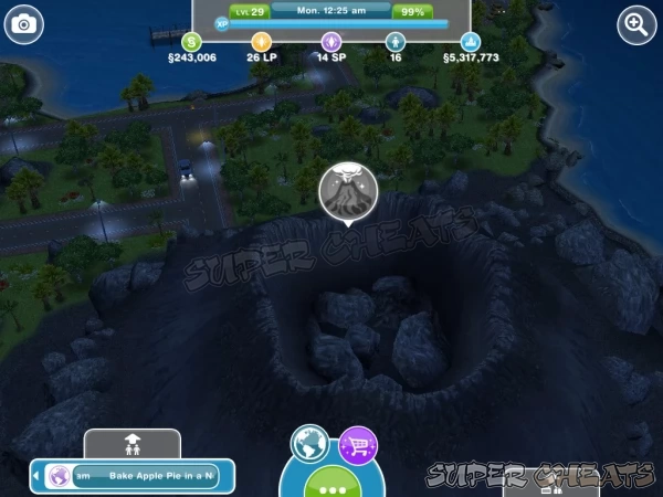 The Volcano holds a prominent place on the island and as part of the quest chain
