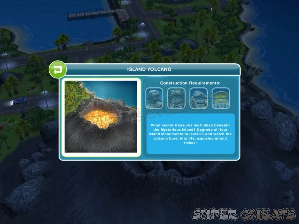 The ultimate goal for expanding the Temples is to set off the Volcano and collect the bonus treasures that its eruption will reveal!