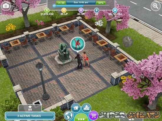 How to have 2 sims play a long chess game? / Sims Freeplay (shorts