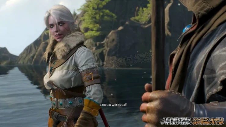 Right so, you knew that there was basically zero change that Ciri was going to sit on the side-lines here like the Elf wanted, right?  We knew that - you knew that - heck the only one who did NOT know that was the Elf!  Shows how smart HE is!