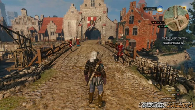 While the entire game and every region in it has great side-quests, for our money the funniest and maybe the best ones all took place in and around Novigrad.  Particularly the one with that idiot wannabe-knight who kept chasing after us and demanding satisfaction, the whole time completely oblivious to the fact that he was challenging a Witcher!  When he finally learned the truth of that - and the fact that be basically had no chance of winning a fight with Geralt, did he give up?  Heck no!