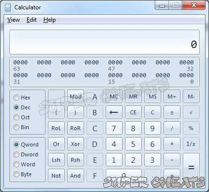 Programmer calculator