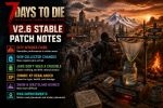 7 Days to Die V2.6 Stable patch notes: city fixes, Dew Collector changes, and tougher biome progression